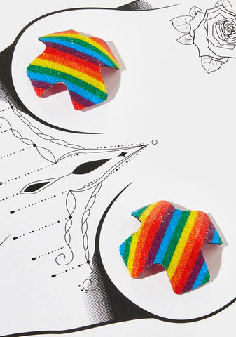 Roy G Biv Rainbow Reusable Silicone Pasties