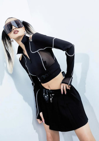 Put In The Werk Sporty Crop Top