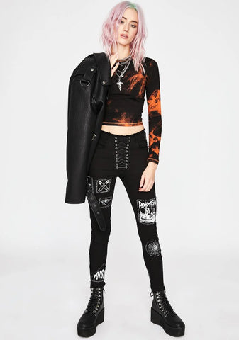 Fallen Phoenix Tie Dye Top