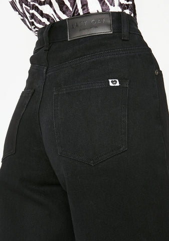 LO Black Wide Leg Jeans