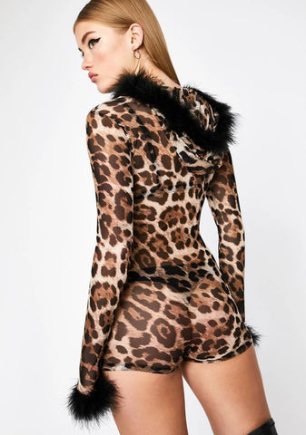 Terrorizing Thots Leopard Romper