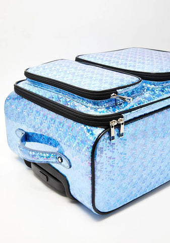 Sparkle Realm Holographic Suitcase