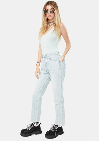 Eden Super High Rise Vintage Ankle Denim Jeans