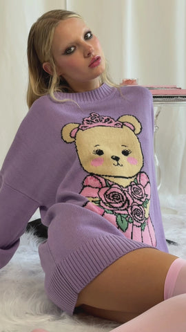 Storybook Sweetness Intarsia Sweater