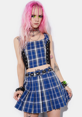 Idol Generation Safety Pin Corset Top