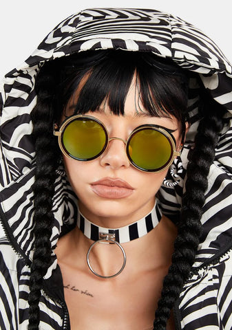 Matter Of Perspective Circle Sunglasses