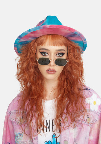 Aqua Skies Of Wonder Tie Dye Hat