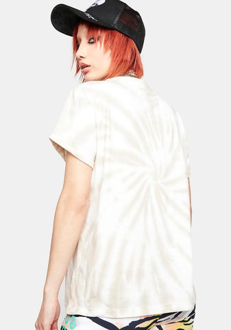 Dagger Skull Tie Dye Graphic Tee