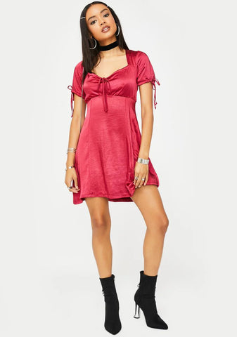 Cherry Guenette Satin Dress