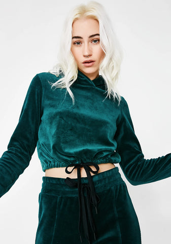 Try Out Cropped Hoodie