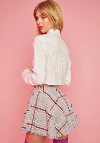 Top Marks Tweed Skirt