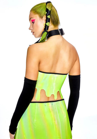 Slime Zone Reflective Bustier
