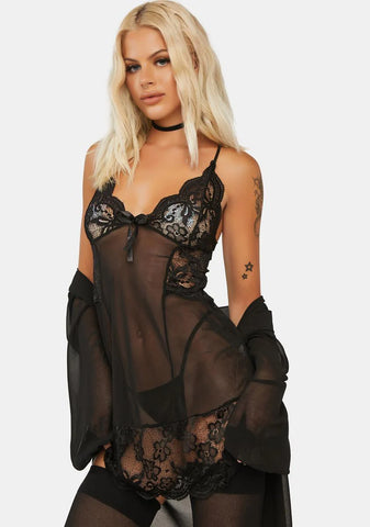 Devoted To You Sheer Nightgown