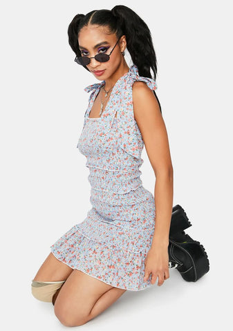 Sky Love What Matters Floral Mini Dress