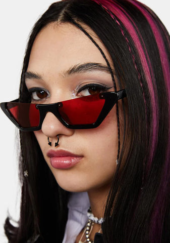 Hottie Purrin' For You Cat Eye Sunglasses