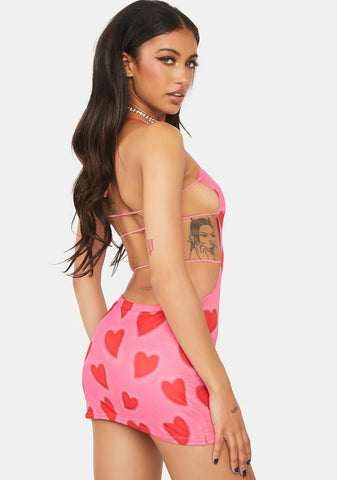 Hearts Ablaze Mini Dress