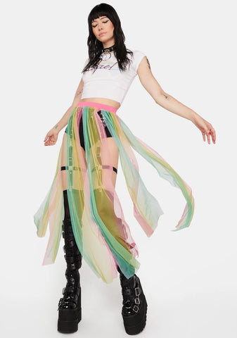 Magical Moments Sheer Maxi Skirt