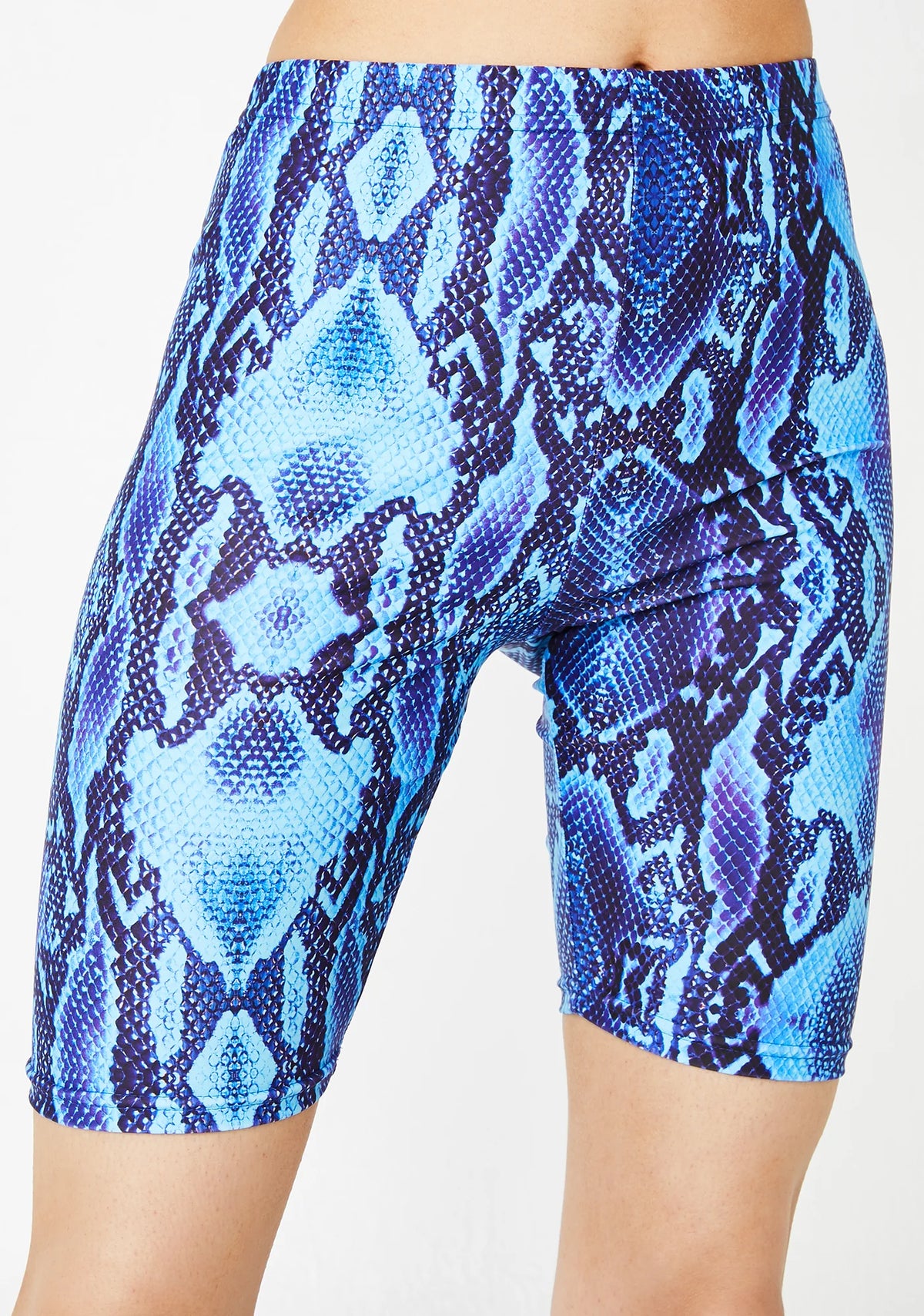 Blue Viper Biker Shorts