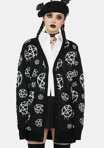 Darkest Point Oversized Cardigan