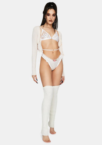 White Cosmo Bralette