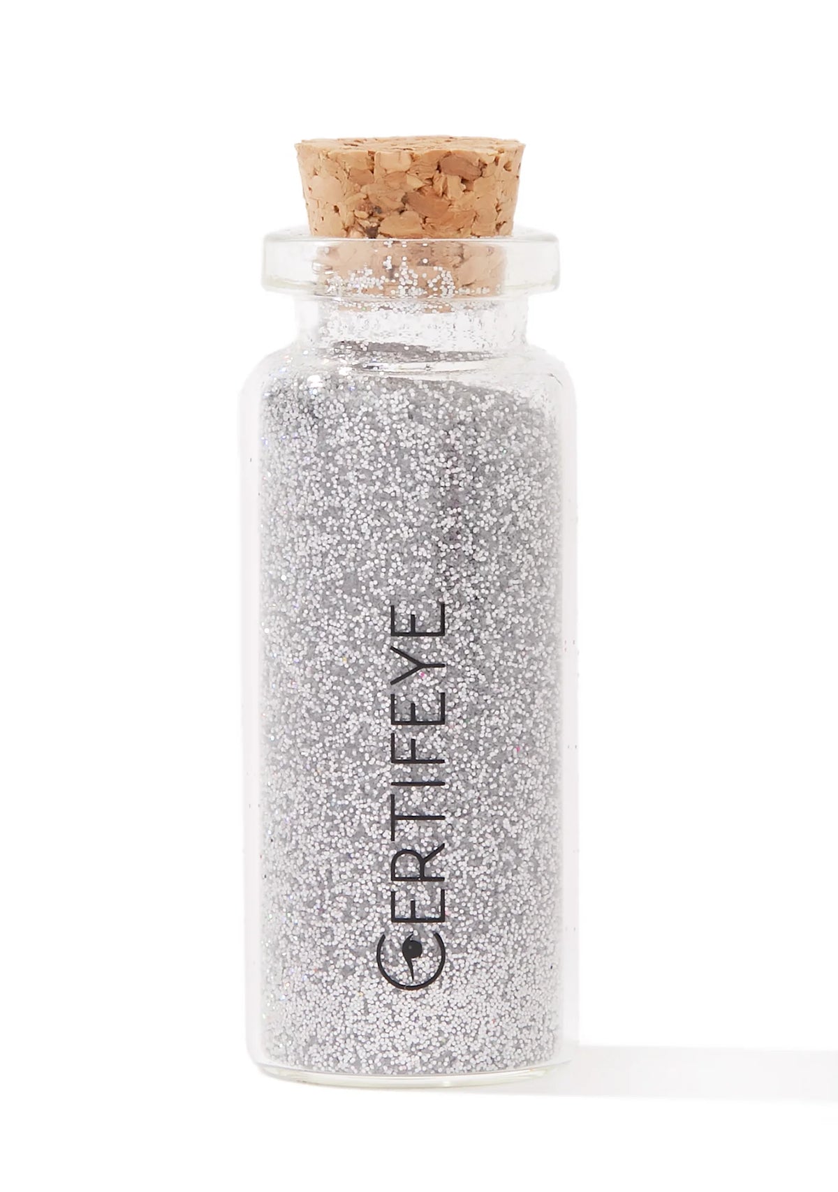 Silver Full Glitter Bottle