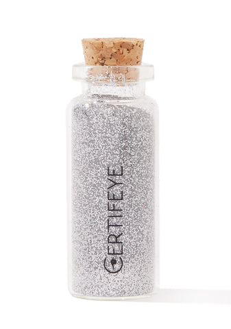 Silver Full Glitter Bottle