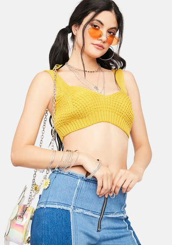 Sunny Carnival Karma Crochet Crop Top