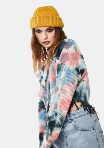 Dazed Realm Tie Dye Sweater