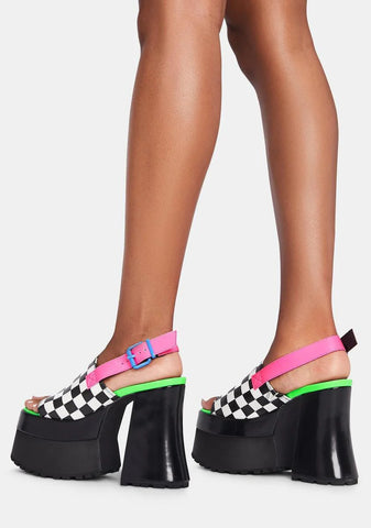 Acid Reaction Platform Sandals