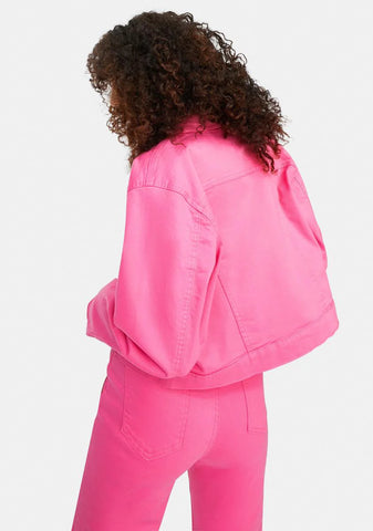 Heart Of Glass Holo Flower Applique Twill Jacket