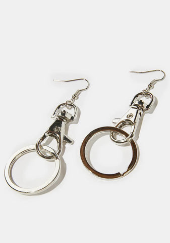 You Got Caught O-Ring Earrings