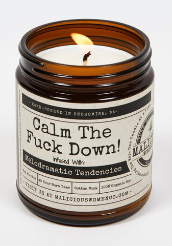Calm The Fuck Down Candle