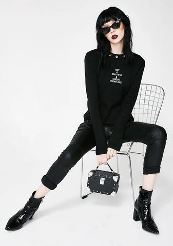 Snowflake Eyelet Jumper