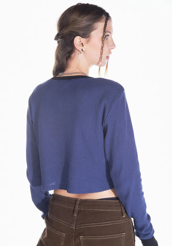 Here To Charm You Thermal Crop Top