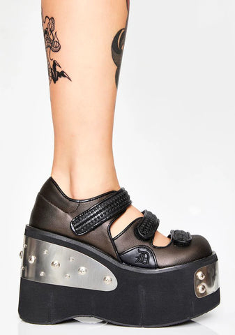 KERA-13 Platform Mary Jane Shoes