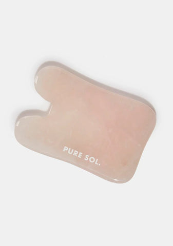 Rose Quartz Gua Sha U-Shaped Tool