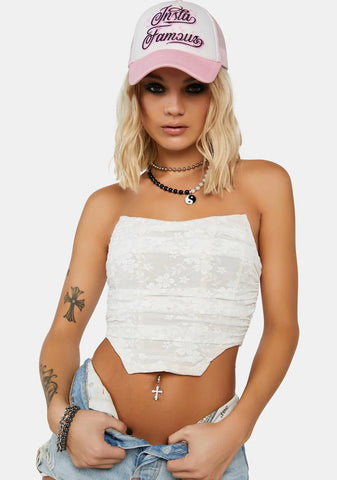 Holy Scandalous Secret Lace Corset Top