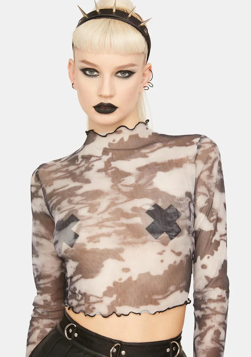 Alternative Dye Crop Top