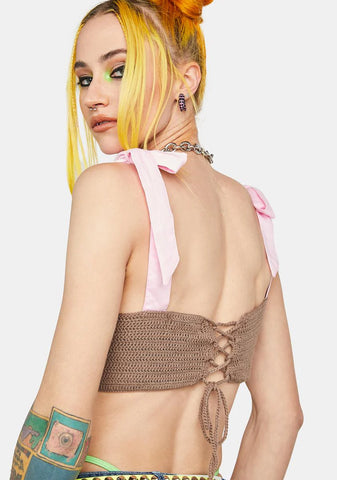 Yin Yang Crochet Cami