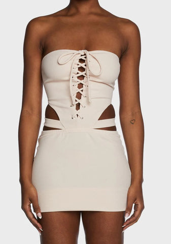 Slay The Scene Cut-Out Mini Dress