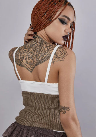Oat Must Be True Knit Corset