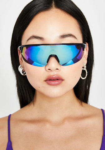 Cobalt Be Gone Shield Sunglasses