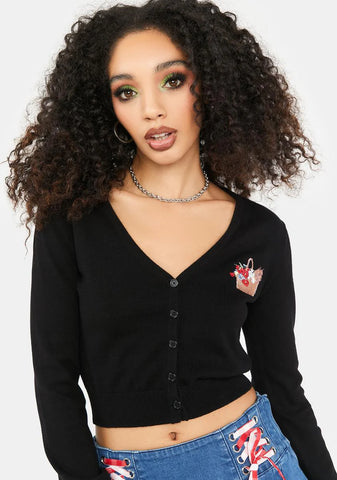 Homeward Bound Embroidered Cardigan