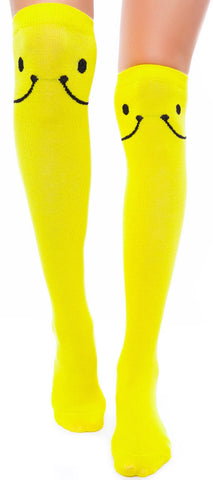 U Make Me Happy Knee Socks