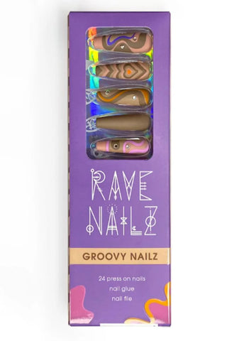Groovy Press On Nailz