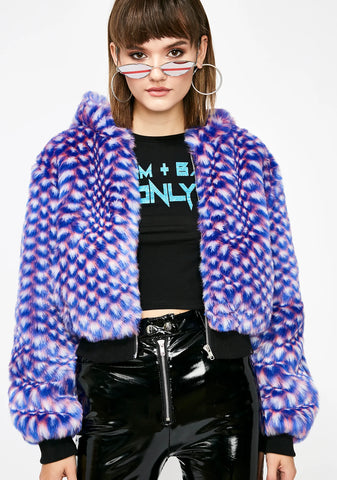 Shades Of Funk Furry Jacket