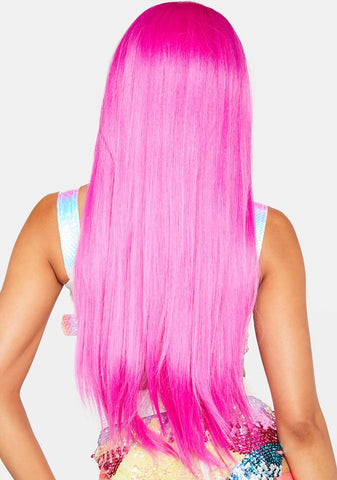 Pink Kink Hair Wig