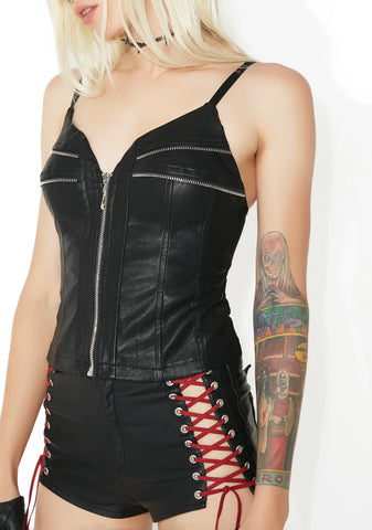 High Roller Bustier Top