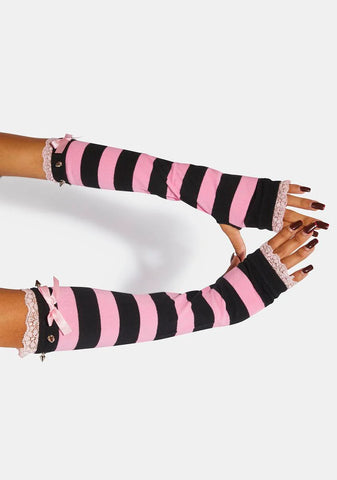 Secret Identity Fingerless Gloves