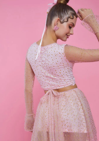 Just Like Magic Wrap Top